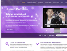 Tablet Screenshot of humanpatterns.com